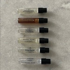 Byredo fragrance samples